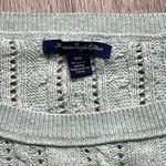 American Eagle Mint Green Cable Knit Sweater Photo 5