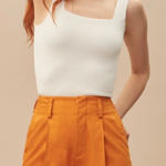 Vince Square Neck Sweater Tank Cream Ivory Medium Transition Layering Capsule Photo 0