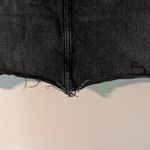 Everlane  Raw Hem The Denim Skirt in Washed Black Photo 7