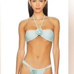 Lovers + Friends X Revolve Feel Good Bikini Set in Soft Aqua Photo 0