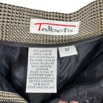 Talbots  Vintage Tan Checkered Worsted Wool Tweed High Rise Pants 12 Photo 5