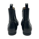 Gucci Jordaan Leather Horsebit Buckle Chelsea Ankle Boots Black Size 37 Photo 4
