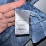 Como vintage  Blue Tie Dye Front Twist Knot T-shirt Top Photo 7