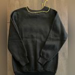 Tultex VINTAGE 80s‎ Handmade  Festive 3D Crewneck Sweater Bear School Photo 2