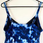 Aqua Green Women's Plus Size Tiered Tie Dye Tankini Top - Size: 18W Photo 6