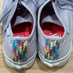 Vans  Light Purple Lavender Embroidered Sneakers Women’s 8 Photo 4