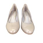Lauren Ralph Lauren Hala Gray Heels Pumps Patent Leather Closed‎ Toe Women's 7B Size 7 Photo 2