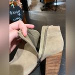 Marc Fisher Cream Peep-Toe Ankle Booties Photo 3