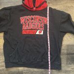 WISCONSIN BADGERS HOODIE Gray Size XL Photo 5