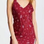 Splendid x 125 Vogue Red V-Neck Chemise Sleep Dress Women's Size Small Photo 0