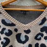 Cheetah Print Sweater Multi Size XL Photo 2
