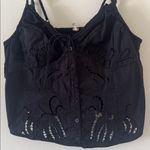 Free People  Sweet Sammi Eyelet Top, Size Medium, $78 Photo 6