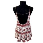 Brandy Melville  Rose Jada Floral Open Back Mini Dress Tunic Women's One Size Photo 5
