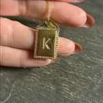 Rebecca Minkoff  Gold Initial 'K' Pendant Necklace Photo 3