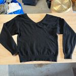 Equipment  Femme LILOU V-NECK CASHMERE SWEATER in True Black 100% Cashmere XSmall Photo 3