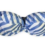 Victoria's Secret Victoria’s Secret Striped Padded Frilly Bandeau Bikini Top Photo 1