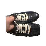 ESSEutESSE Black Leather and Nylon Sneakers – Women’s Size 6 Photo 6