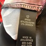 Alyx Red Black White Floral Sleeveless Midi Dress Women’s Size 12 Photo 8