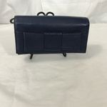 Kate Spade New York Navy Blue Bow Leather Long Wallet Wristlet Clutch Photo 4