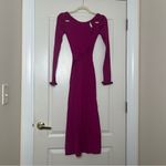 For Love & Lemons NWT‎  Lorelei Knit Cut-Out Maxi Dress in Pink Size XS Photo 4