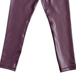 Zyia Active High Waist Shimmer Metallic Leggings Women’s Size 6-8 Plum Athletic Photo 4