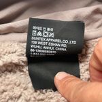 Vuori Jacket Large Pink Sherpa Fleece Full Zip Collar Snap Flap VW530 Cropped Photo 6