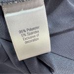 Jennifer Lopez Faux Wrap Draped Front Tie Waist Knit Maxi Dress Blue Grey Medium Photo 9