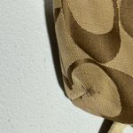 Coach Signature C Crossbody Bag Khaki Brown W/Gold Metallic Accent Y2K Photo 6