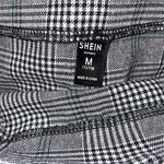 SheIn Black And White Plaid Mini Skirt Photo 2