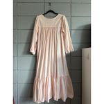 Victoria's Secret Vintage Y2K Women's Victoria Secret Lace Pink Long Sleeve 100% Cotton Nightgown Photo 5