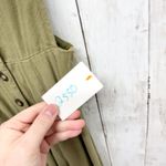 Sienna Sky Jumpsuit Women Size XS Olive Deep V-Neck Sleeveless Wide Leg Button Photo 3