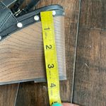 Bleecker and Bond  Sandra  Leather Wedge Black Studded Platform Sandals  Size 10 Photo 4