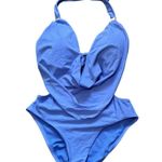 Bar III Core Solids Cowl Cutout Periwinkle Purple Monokini One Piece Swim NWT S Photo 2