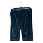 Good American  Pants Women Medium Emerald Green Twisted Seam Velour‎ Joggers Photo 3