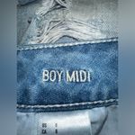 American Eagle  Outfitters Shorts Womens 0 Blue Distressed Boy Midi Stretch Denim Photo 4