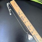 Brighton Retired Silverplated Twirl Collection Twisted Teardrop Pendant Necklace Photo 14