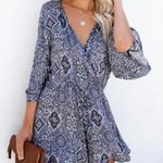 Lovestitch Paisley Purple Romper Photo 0