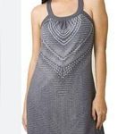 prAna  Cantine Gray Mini Dress Women’s Workout Strap Casual Stretchy Size Large Photo 0