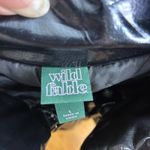 Wild Fable Wild Fable Black Puffer Jacket Shiny Quilted Coat Womens Size L Photo 1