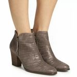 Paul Green  Malibu Sliced Zip Bootie Nubuck Earth Metallic Boots Size US 9.5 EU 7 Photo 0