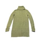 Ralph Lauren Sport Womens S Cable Knit Turtleneck Tunic Sweater Preppy Old Money Photo 2