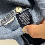 J.Crew  Denim Western-Fitted Chambray Shirt Size 6 Cowgirl Country Photo 7