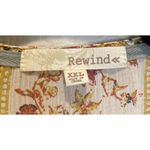 Rewind  XXL Sheer Golden Rod Floral Kimono Cardigan Crochet Trim Boho Beach‎ NEW Photo 4