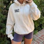 Saturdays don’t count unisex cream hoodie Size medium Tan Photo 0