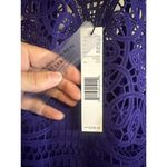 Elie Tahari Plum Lace Fit & Flare Sleeveless Dress Size 16 Elegant Design Photo 4