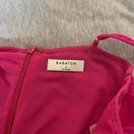 Babaton NWOT Aritzia  Pink Mesh Top Photo 2