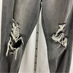 RSQ  90's Jean Size 25 High Waist Distressed Grunge Grey Black Jeans Tapered Photo 3