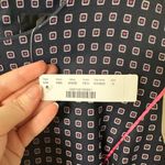 J.Crew Navy Sleeveless  Pleated Full-skirt Jacquard Dress in Size 6 Photo 4