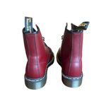 Dr. Martens Dr. Doc Martens 1460 Leather Combat Boots 8 Eye Cherry Red Mens 9 Womens 10 Photo 3