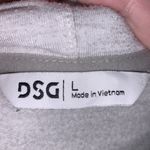 DSG light grey full zip up hooded sweatshirt Gray Size L Photo 6